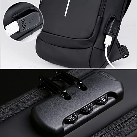 🔥 Premium Anti-Theft USB Charging Shoulder Bag