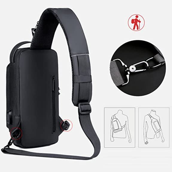 🔥 Premium Anti-Theft USB Charging Shoulder Bag